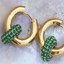 BLING BLING BABY - GOLD HOOP EARRINGS