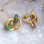 BLING BLING BABY - GOLD HOOP EARRINGS