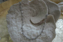Alternate view: silver-tone necklace with small round drops spaced along a close-linked chain.