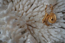 Alternate view: gold-tone hoop earrings with separate western hat and boot charms.